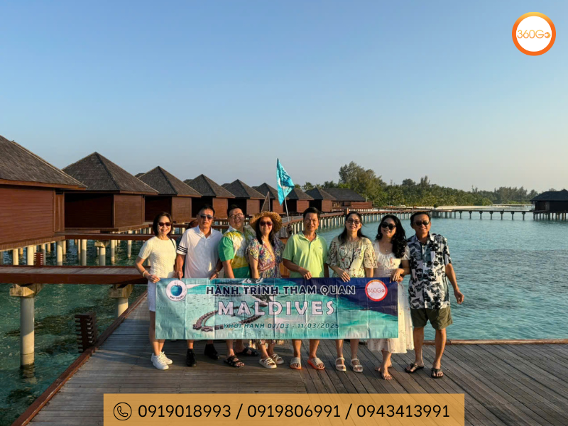 Tham quan Maldives cùng 360Go - Du lịch 360Go 